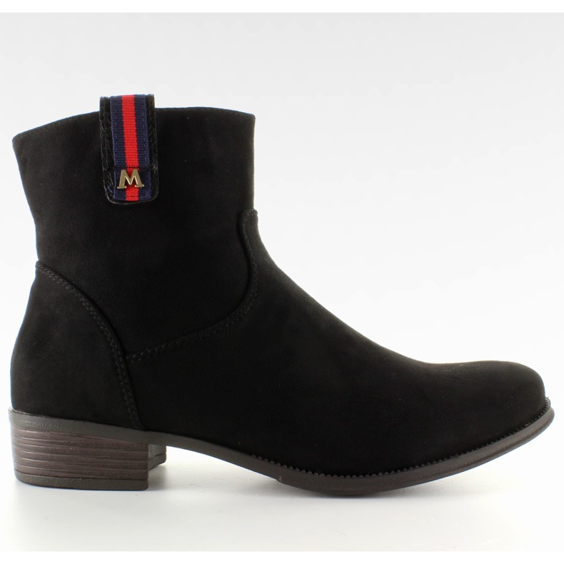Chelsea Boots aus Wildleder mit elegantem Einsatz schwarz