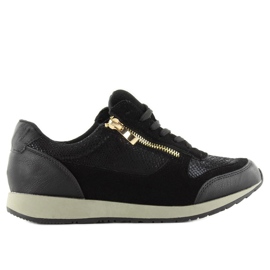 Sportschuhe Zip Zip 1280-2 schwarz