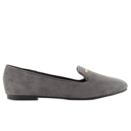 Klassisches Wildleder lj-1a79 graue Herren