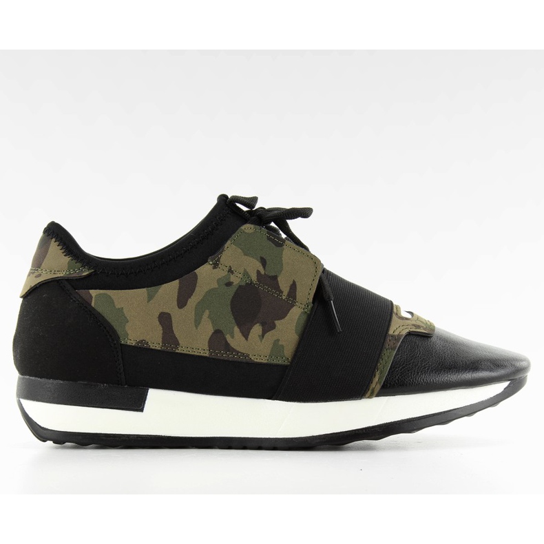 Sportschuhe für Damen in SCHWARZ / CAMOUFLAGE braun grün