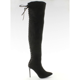 Rückenschnürung auf der Rückseite SY-12 Black schwarz