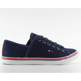 Segeltuchschuhe km1507-2 Navy marineblau