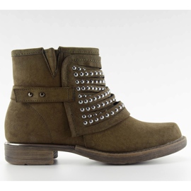 Stiefel Militärstil 888-2 Khaki grün