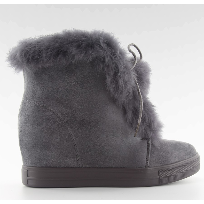 Keilstiefel mit nc99 grauem Zinn