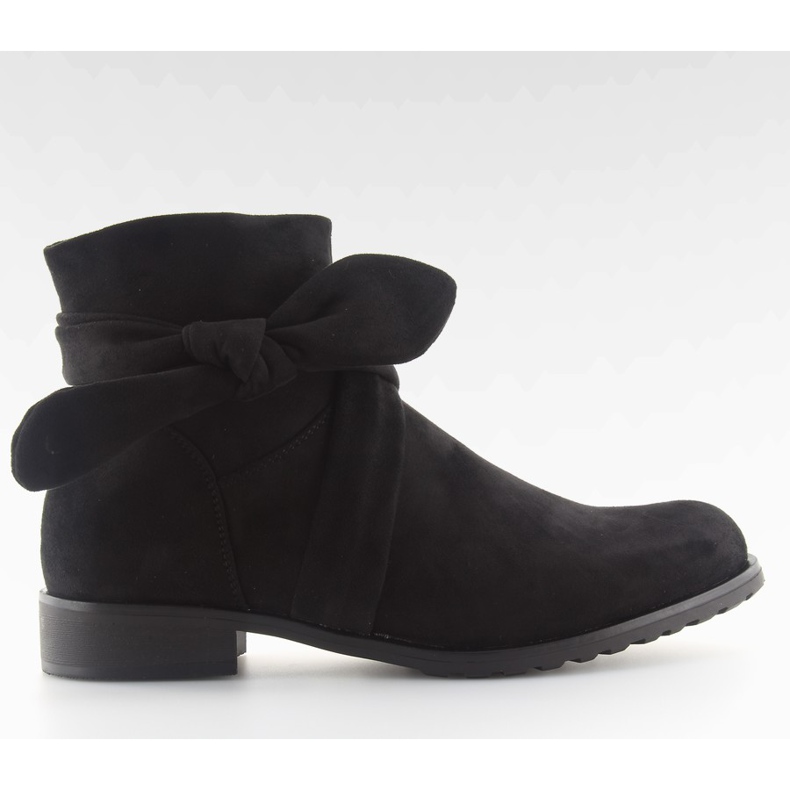 Stiefel mit Schleife ES8508 schwarz