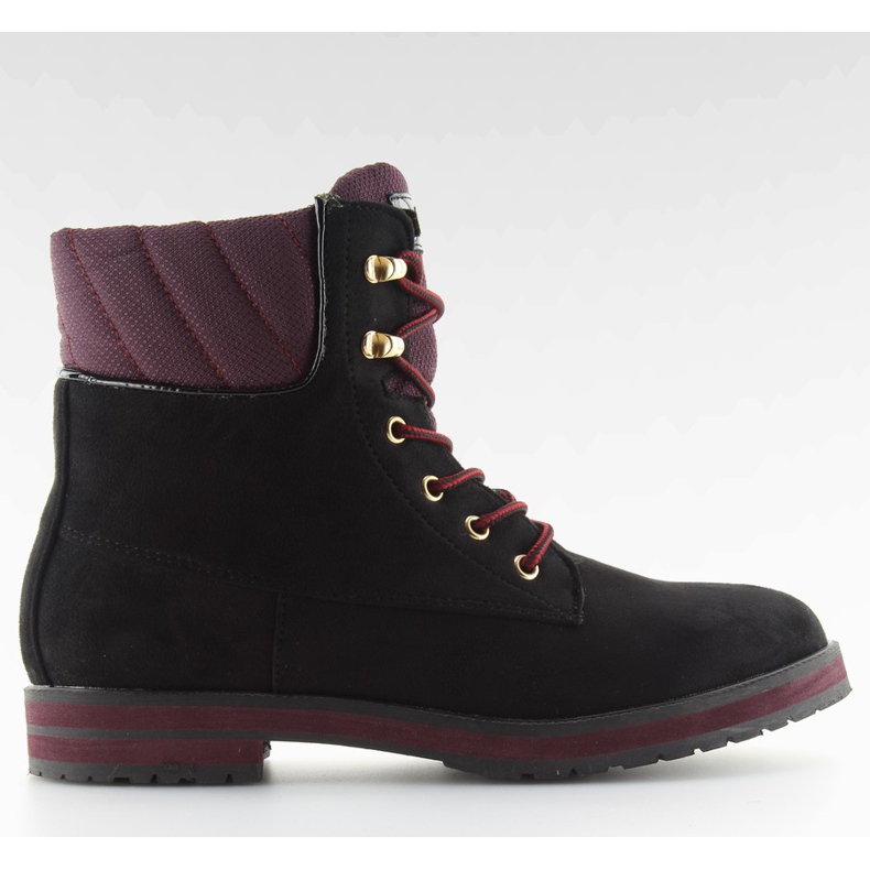 Schwarz Wildleder Damen Timber Stiefel WD38 Schwarz