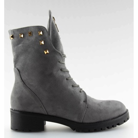 Graue Stiefeletten H99-17 grau