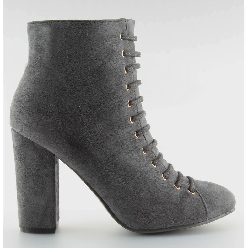 Graue Wildleder graue Stiefel TS03P grau