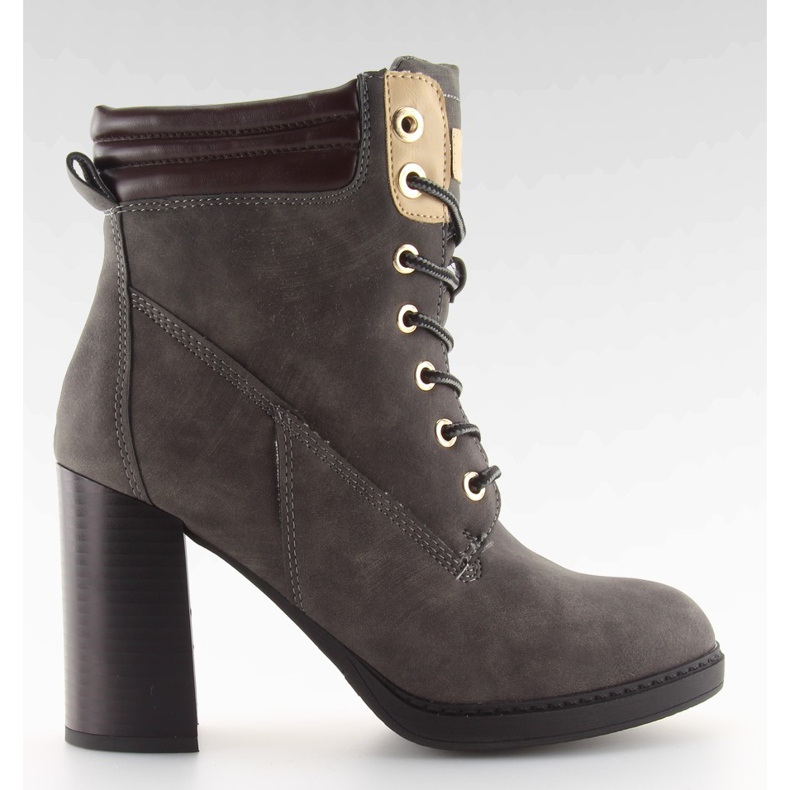 Graue High Heels grau NS05P grau