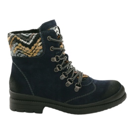 Lederisolierte Arbeiter Filippo 393 navy blau