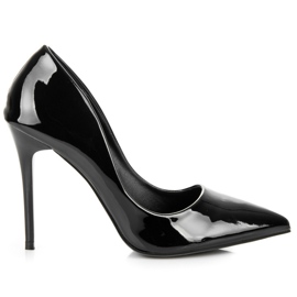 Seastar Schwarz lackierte Absätze