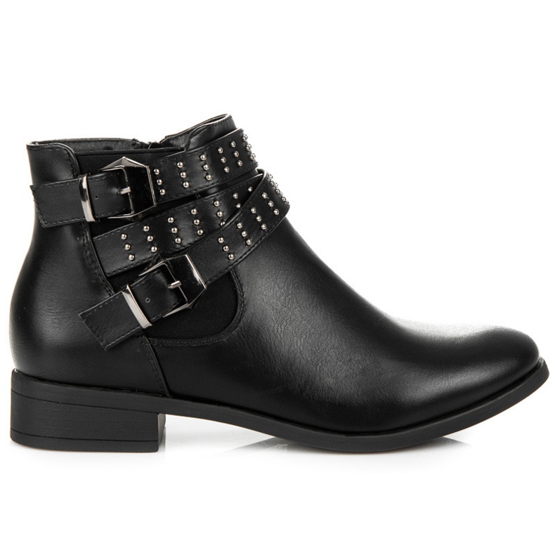 Seastar Schwarze Chelsea Boots mit Schnallen