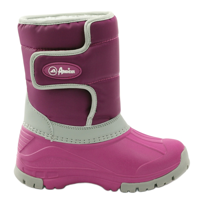 American Club Winterstiefel superleichte amerikanische Stiefel rosa grau