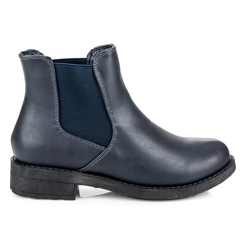 Licean Marineblaue Chelsea-Stiefel für den Herbst