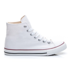 Wind Weiße Oldschool-Sneaker