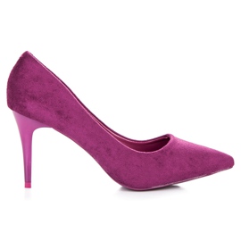 Comer Wildleder-Heels violett