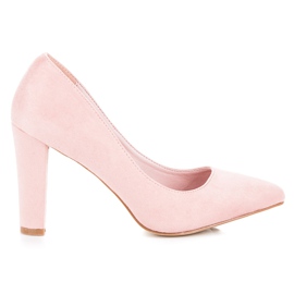 Yes Mile Wildleder Pumps rosa