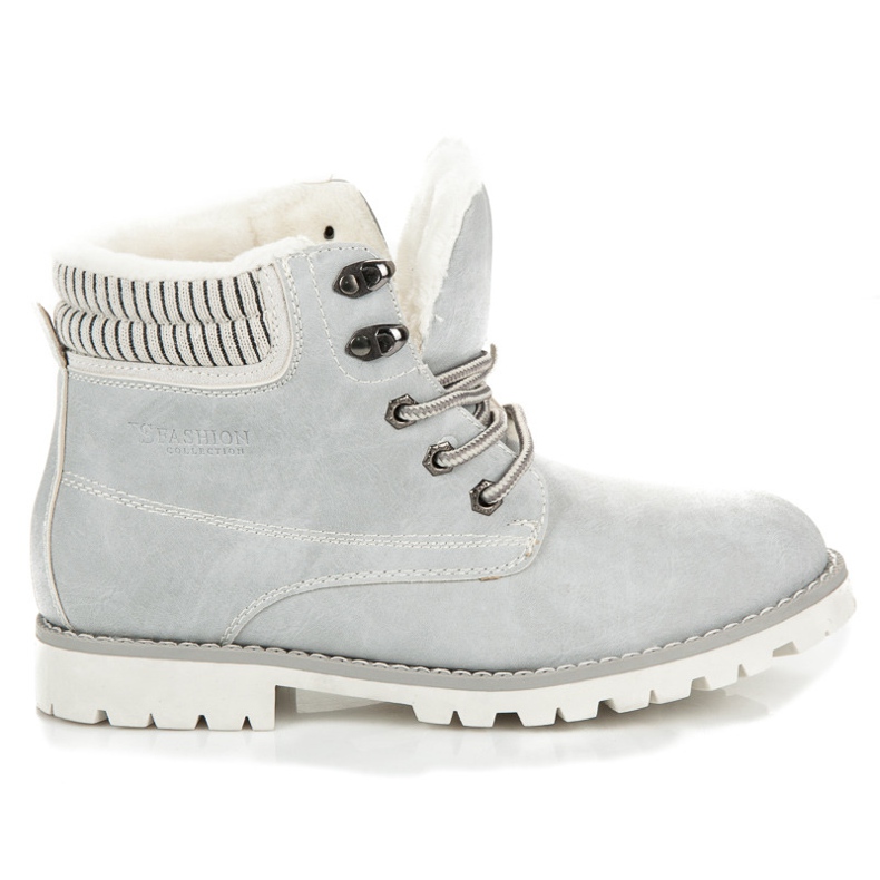 Vices New Collection Trapper mit niedrigen Lastern grau