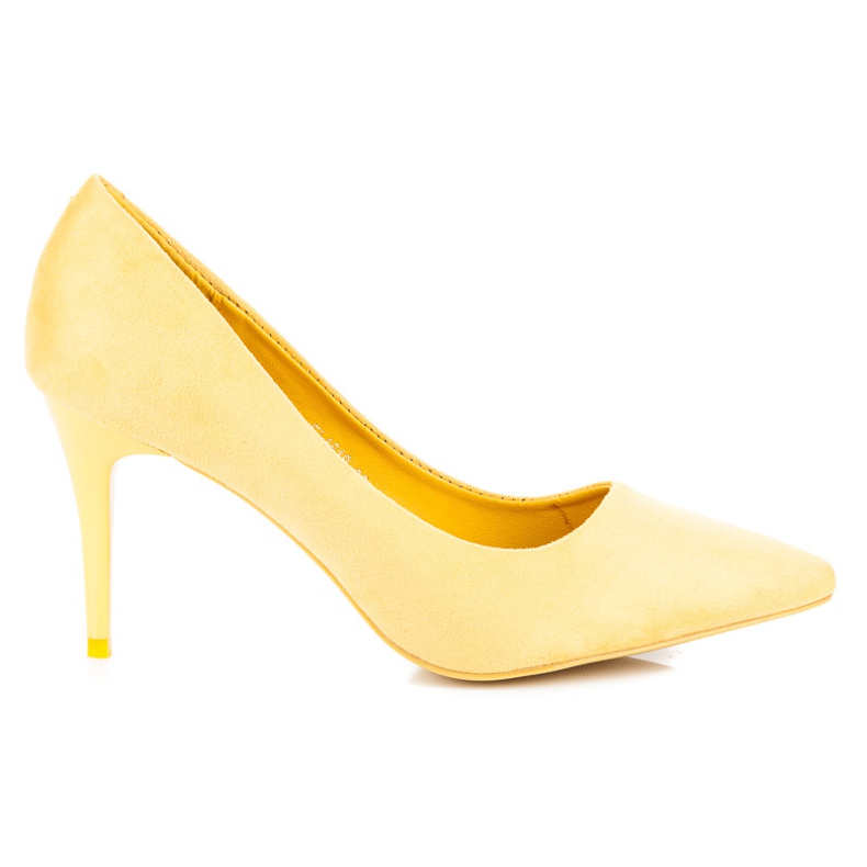 Comer Wildleder-Heels gelb