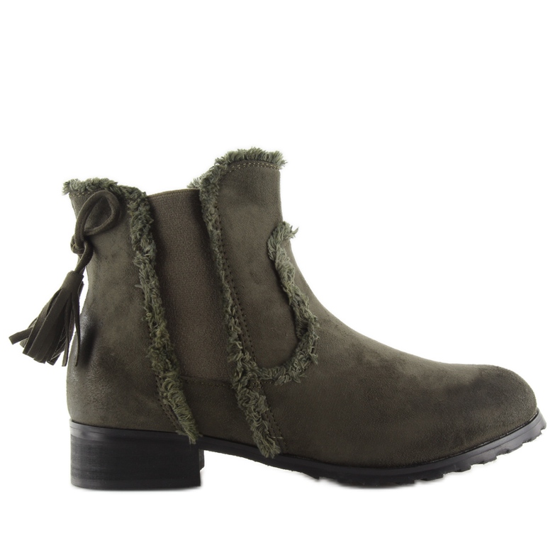 Damenstiefel Warm Khaki W156 grün