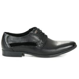 Lucca Elegante Lederschuhe schwarz