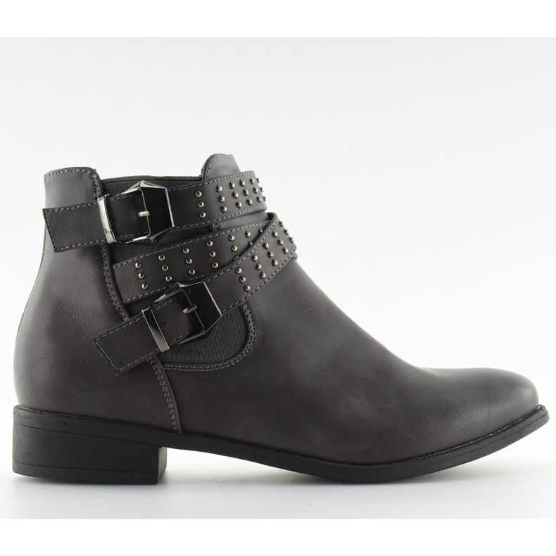 Graue Jodhpur-Stiefel grau pe153p grau