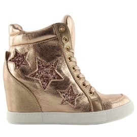 Damenturnschuhe Rosa LL-72 Champagner