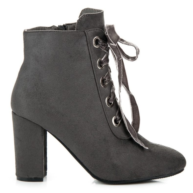 Bestelle Elegante gebundene Stiefel grau