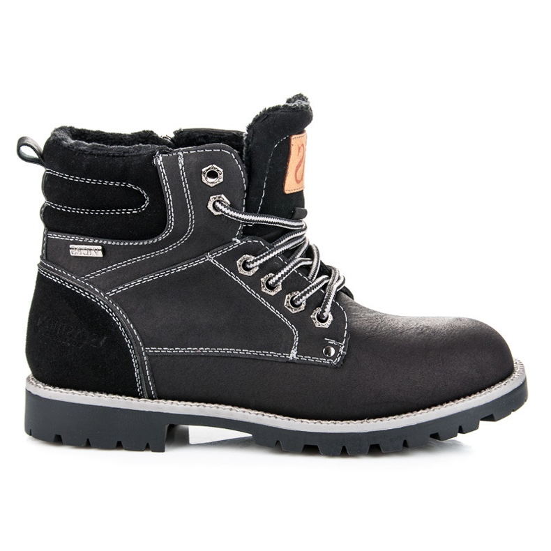 Vices New Collection Trapper mit Reißverschluss schwarz