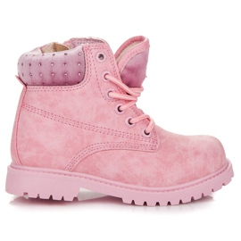 American Club Traperki mit Kristallen rosa