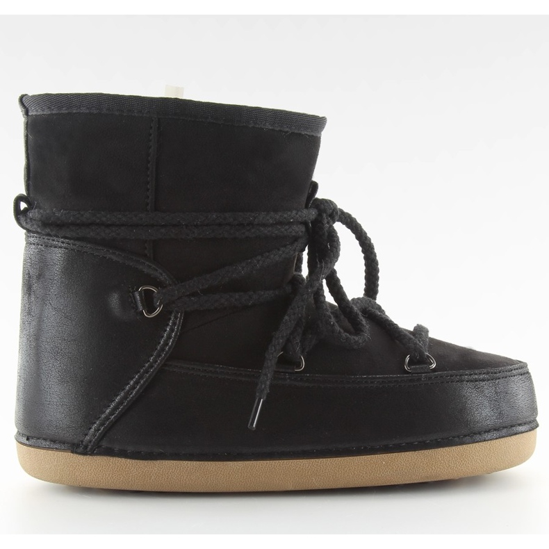 HW9500 Schwarze Moon-Schneestiefel