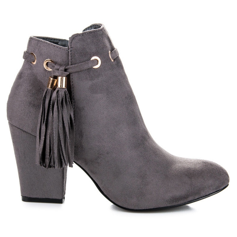 Cm Paris Boho Wildleder Stiefeletten grau