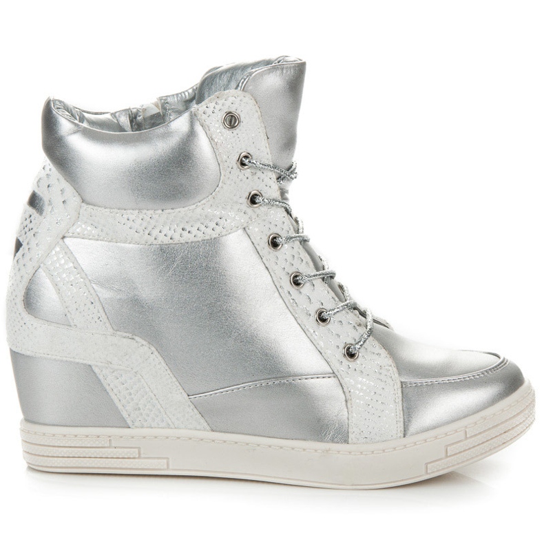 Vinceza Gebundene Stiefeletten grau