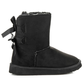 Bello Star Mukluki mit Schleifen schwarz