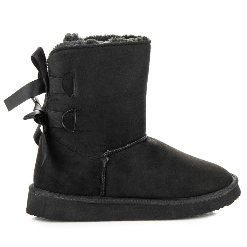 Bello Star Mukluki mit Schleifen schwarz