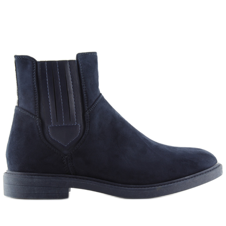Damen Booties Jodhpur Marineblau Af33 navy blau