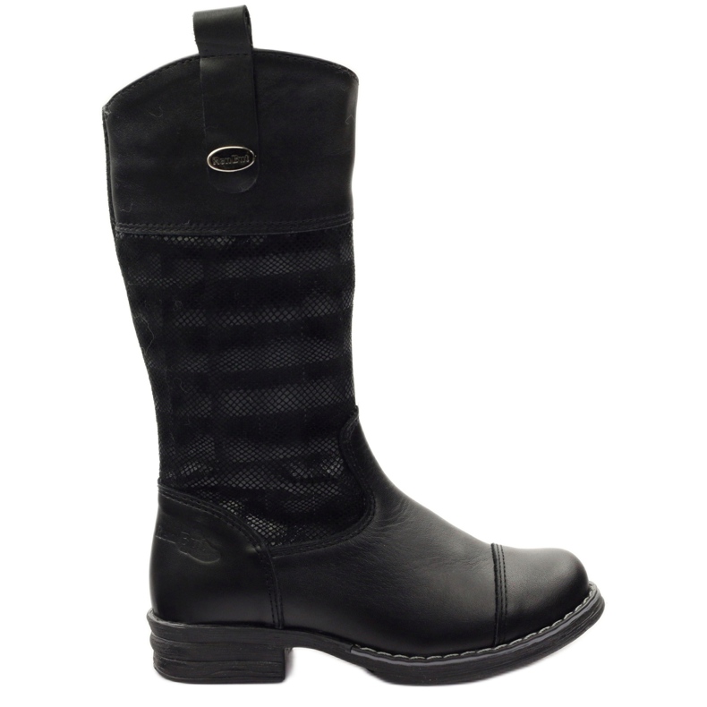 Ren But Ledermädchen Stiefel 322 3d Black Ren Aber schwarz