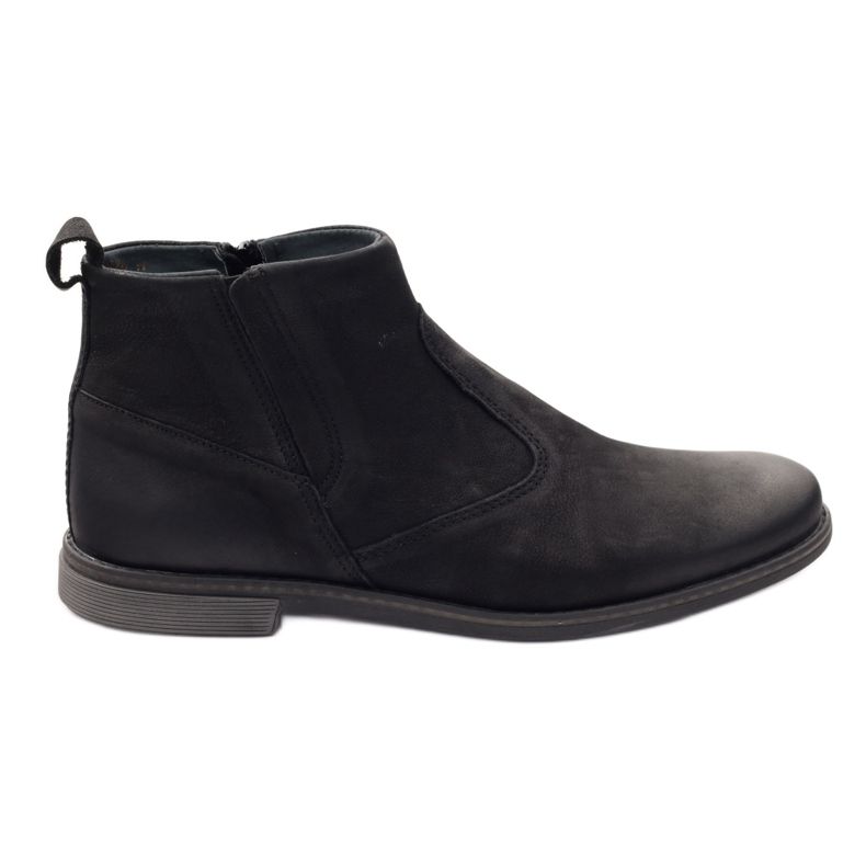 Schwarze Jodhpur-Stiefel mit Reißverschluss Riko 824