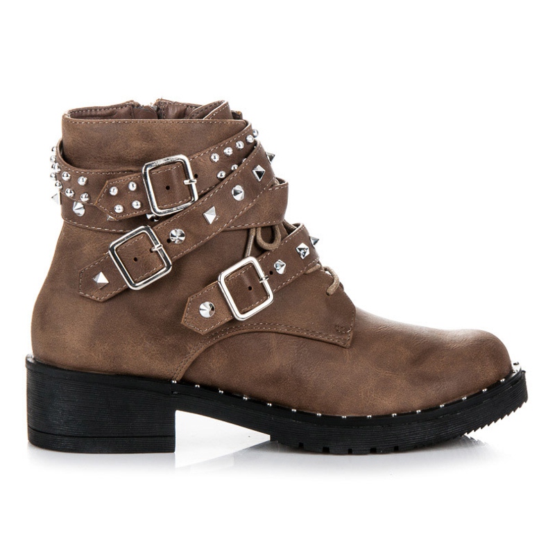 Cink Me Niedrige Arbeiter mit Nieten braun