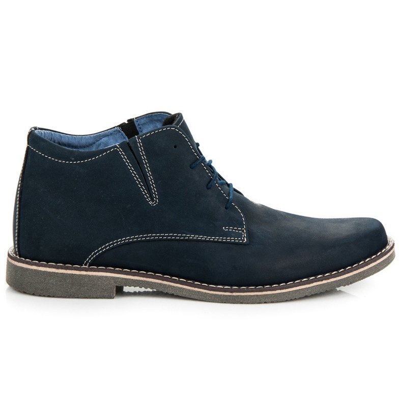 Marineblaue Stiefel aus Lucca
