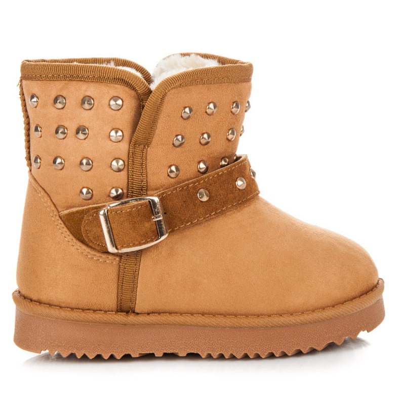 Kylie Schneestiefel mit Strass braun