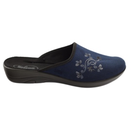Befado 552D005 marineblaue Hausschuhe