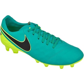 Nike Tiempo Legacy Ii Fg M 819218-307 Fußballschuhe marineblau, grün, gelb blau