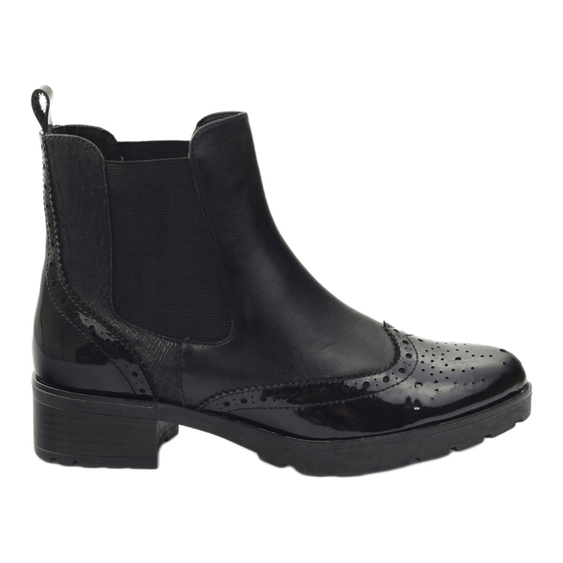 Caprice Stiefeletten Jodhpur Stiefel Damenschuhe 25405 schwarz