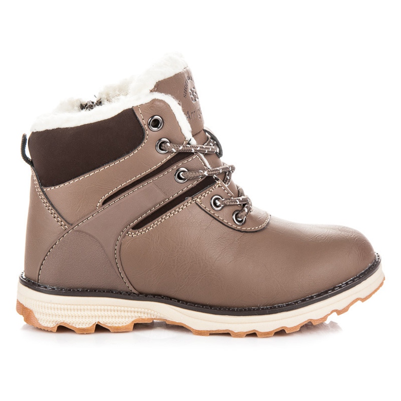 Arrigo Bello Warme Trapper auf dem Reißverschluss braun