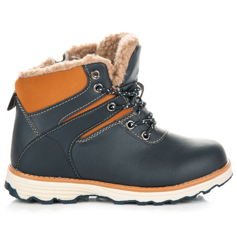 Arrigo Bello Warme Trapper auf dem Reißverschluss blau