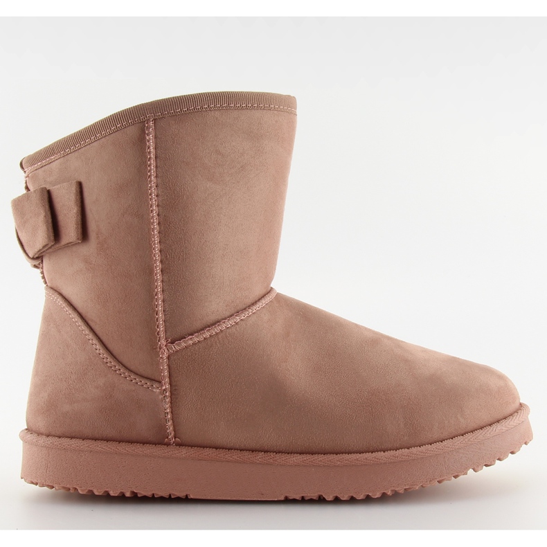 Schneeschuhe Emusy mit rosa Schleife B780 Pink