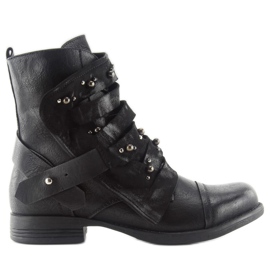 Militärstiefel mit schwarzem Schaft