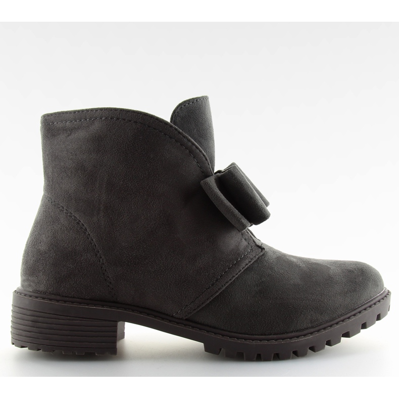 Stiefel mit grauer Schleife AT-0625-L Grau