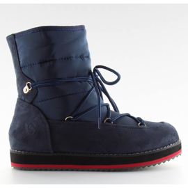 Schneestiefel Mond Navy Blau 9072 Navy